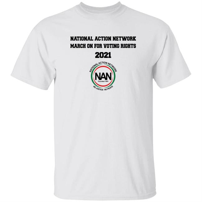 Duc - National Action Network March On For Voting Rights 2021 T Shirt Craig Browne