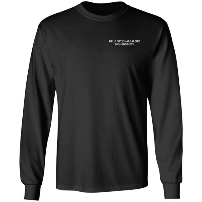 Highsnobiety Merch Neue National Galerie Hoodie