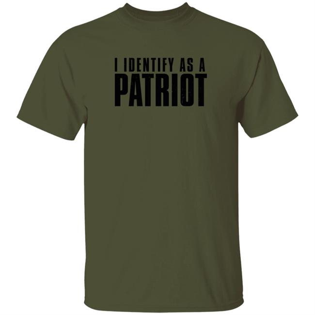 Patriot Crew Merch I Identify As A Patriot T Shirt