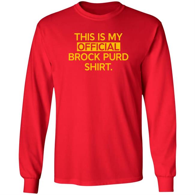 This Is My Official Grock Purd Shirt T Shirt Brandon Walker This Is My Official Grock Purd Shirt T Shirt Brandon Walker
