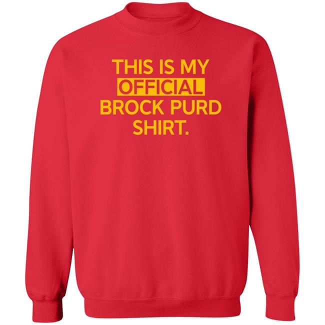 This Is My Official Grock Purd Shirt T Shirt Brandon Walker This Is My Official Grock Purd Shirt T Shirt Brandon Walker