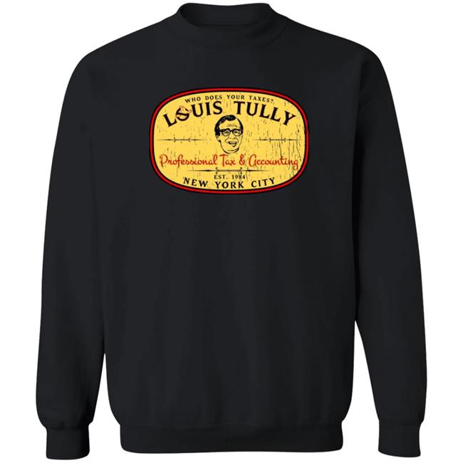Super 70S Sports Store Merch Louis Tully Accounting Tee Shirt Super 70S Sports Store Merch Louis Tully Accounting Tee Shirt
