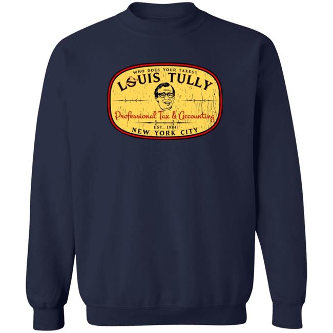 Super 70S Sports Store Merch Louis Tully Accounting Tee Shirt Super 70S Sports Store Merch Louis Tully Accounting Tee Shirt