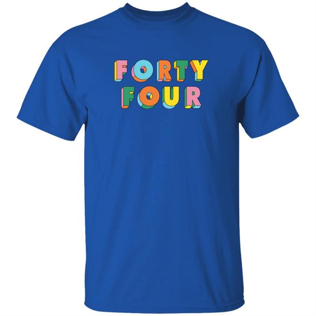 How Ridiculous Merch 44 Block Colour Black Tee Shirt