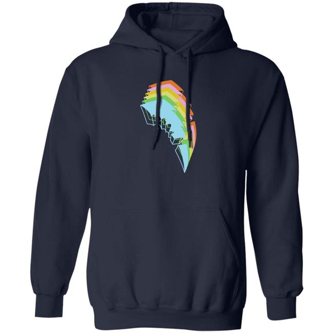 Jauz Merch Rainbow Bolt Shirt Heybitethis Jauz Merch Rainbow Bolt Shirt Heybitethis