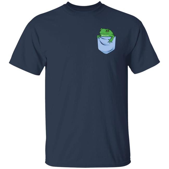 Jenna Lynn Meowri Pocket Frog T Shirt Frog In The Breast Pocket Frog