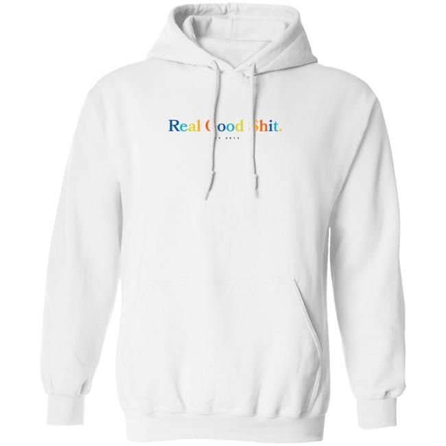 Tom Misch Merch Multicolour Real Good Shit Tee Shirt Tom Misch Merch Multicolour Real Good Shit Tee Shirt