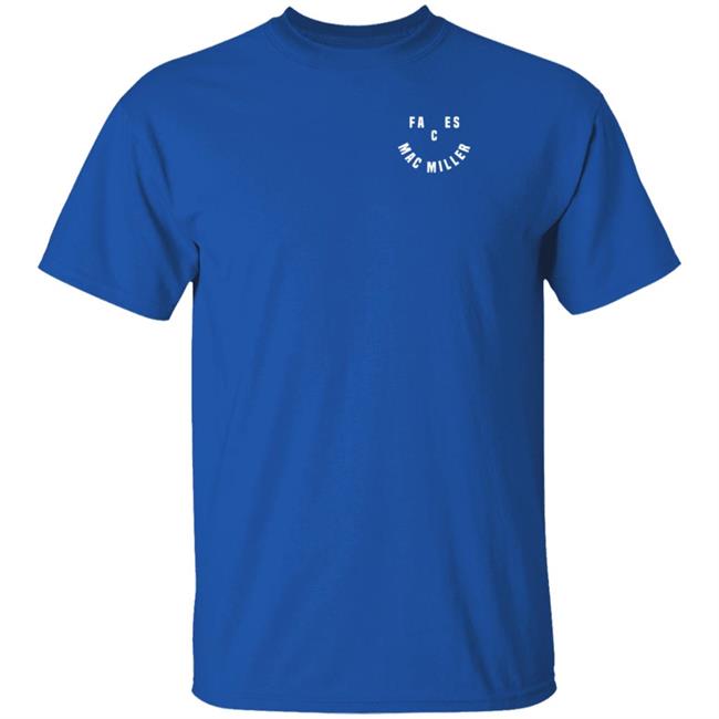 Mac Millers Website Merch Faces Smile Shirt The Mac Miller Memoir