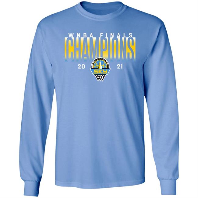 Chicago Sky Merch 2021 Champions Fanatics T Shirt Chicago Sky Merch 2021 Champions Fanatics T Shirt