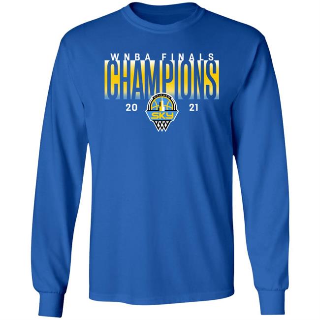 Chicago Sky Merch 2021 Champions Fanatics T Shirt Chicago Sky Merch 2021 Champions Fanatics T Shirt