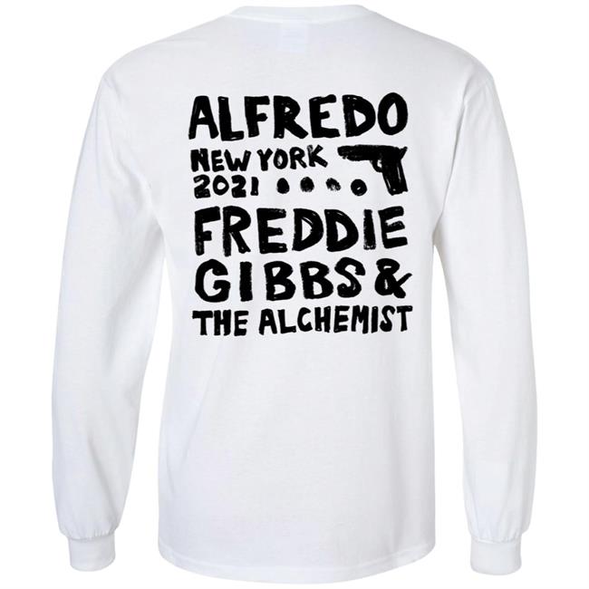 Freddie Gibbs Merch Alfredo Merch Alfredo's New York Tee Shirt Freddie Gibbs Merch Alfredo Merch Alfredo's New York Tee Shirt