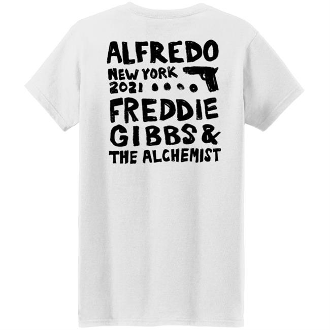 Freddie Gibbs Merch Alfredo Merch Alfredo's New York Tee Shirt Freddie Gibbs Merch Alfredo Merch Alfredo's New York Tee Shirt