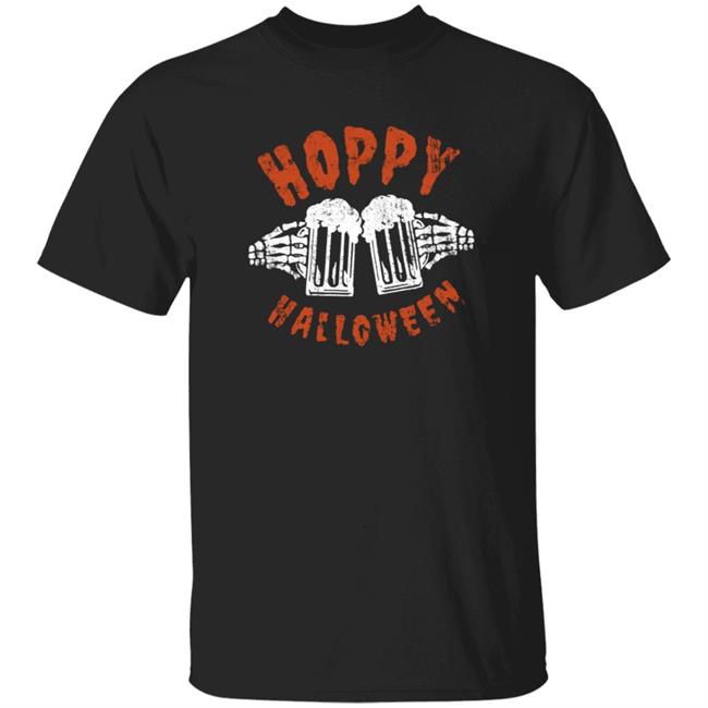 Skeleton Beer Hoppy Halloween Shirt