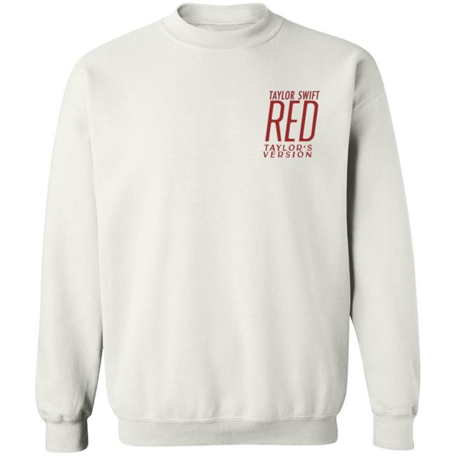 Taylorswift Merch Taylor Swift Red Taylor's Version Album Cover Hoodie Sweatshirt Taylorswift Merch Taylor Swift Red Taylor's Version Album Cover Hoodie Sweatshirt