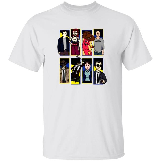 Buzzfeed Unsolved Merch Buzzfeed Unsolved Animated Characters T Shirt