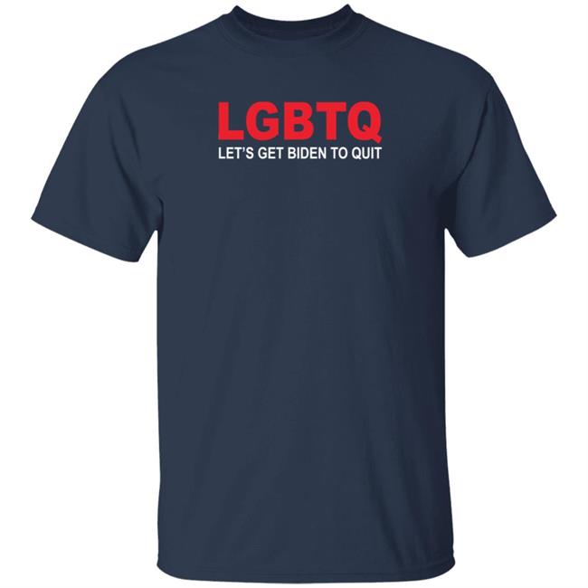 Shop Don Jr LGBTQ Let's Get Biden To Quit Shirt Donald Trummp Jr