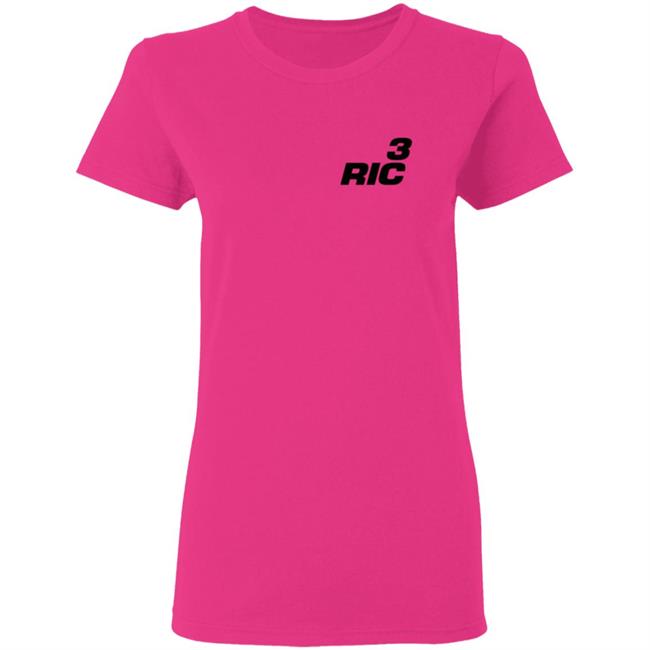 Daniel Ricciardo Merch RIC3 Logo Hand T Shirt Daniel Ricciardo Merch RIC3 Logo Hand T Shirt