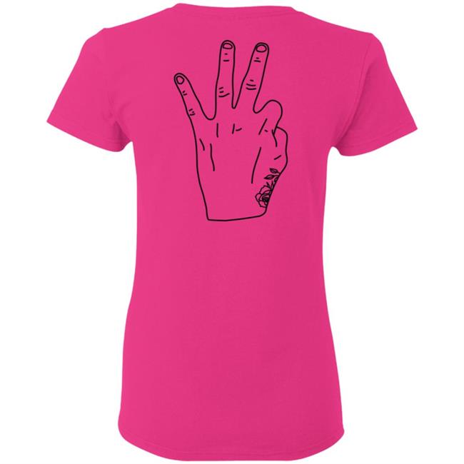 Daniel Ricciardo Merch RIC3 Logo Hand T Shirt Daniel Ricciardo Merch RIC3 Logo Hand T Shirt