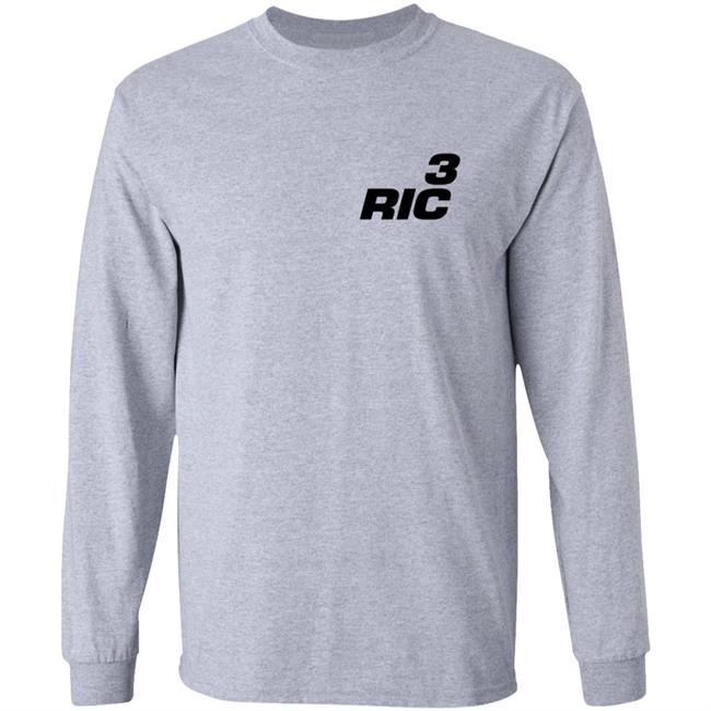 Daniel Ricciardo Merch RIC3 Logo Hand T Shirt Daniel Ricciardo Merch RIC3 Logo Hand T Shirt