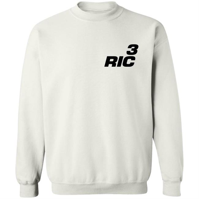 Daniel Ricciardo Merch RIC3 Logo Hand T Shirt Daniel Ricciardo Merch RIC3 Logo Hand T Shirt