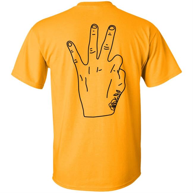 Daniel Ricciardo Merch RIC3 Logo Hand T Shirt Daniel Ricciardo Merch RIC3 Logo Hand T Shirt