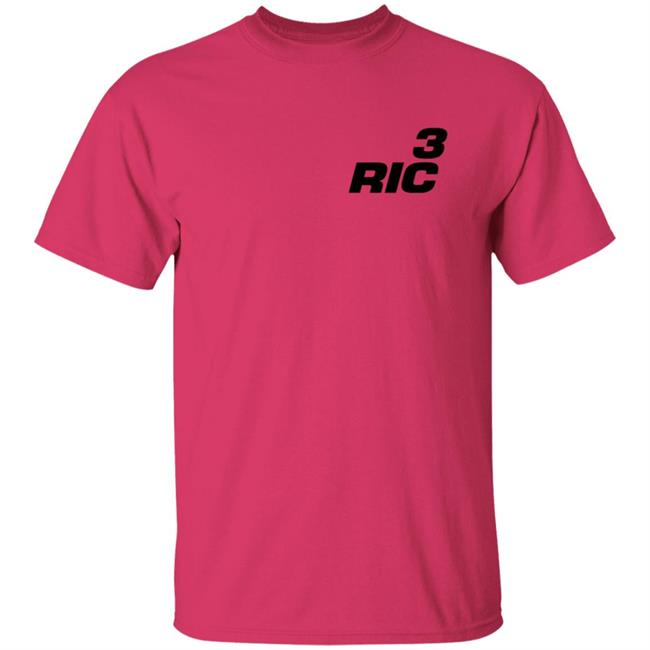 Daniel Ricciardo Merch RIC3 Logo Hand T Shirt Daniel Ricciardo Merch RIC3 Logo Hand T Shirt