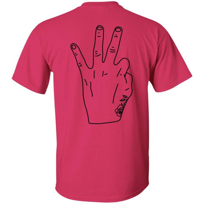 Daniel Ricciardo Merch RIC3 Logo Hand T Shirt Daniel Ricciardo Merch RIC3 Logo Hand T Shirt