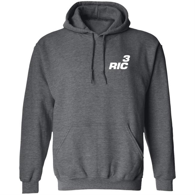 Daniel Ricciardo Merch RIC3 White Logo Hand Hoodie Daniel Ricciardo Merch RIC3 White Logo Hand Hoodie