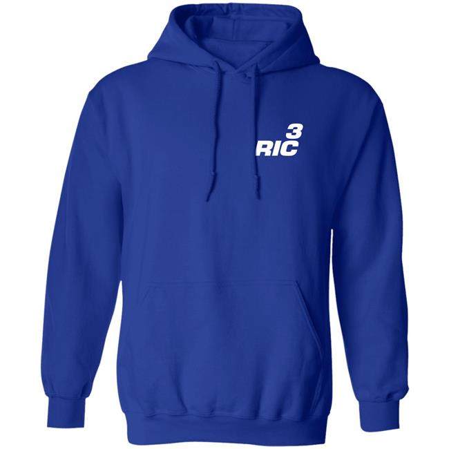 Daniel Ricciardo Merch RIC3 White Logo Hand Hoodie Daniel Ricciardo Merch RIC3 White Logo Hand Hoodie