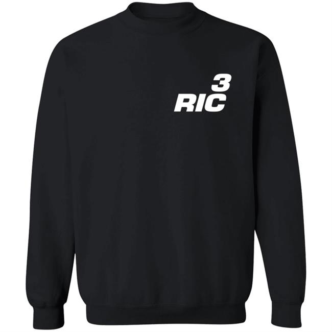 Daniel Ricciardo Merch RIC3 White Logo Hand Hoodie Daniel Ricciardo Merch RIC3 White Logo Hand Hoodie