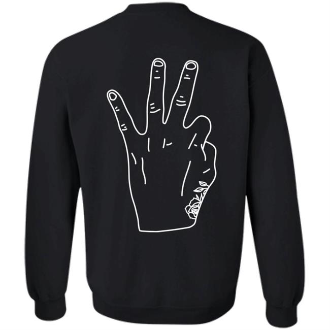 Daniel Ricciardo Merch RIC3 White Logo Hand Hoodie Daniel Ricciardo Merch RIC3 White Logo Hand Hoodie