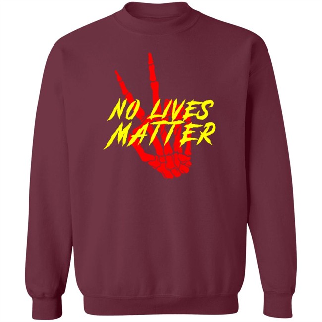 No Lives Matter Peace Out Tee Shirt No Lives Matter Peace Out Tee Shirt