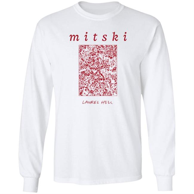 Mitski Merch White Laurel Hell Long Sleeve T Shirt
