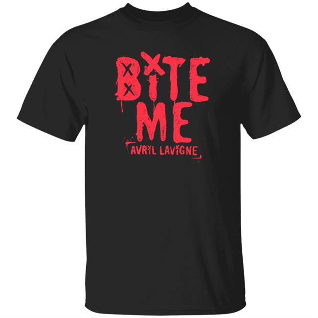 Avril Lavign Merch Bite Me T Shirt