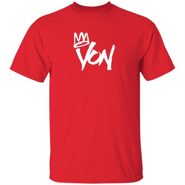 King Von Merch Von Shirt Red