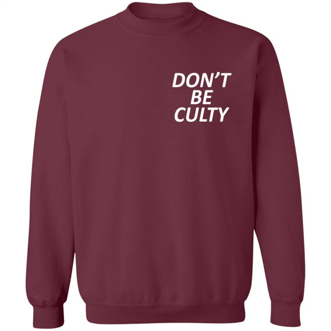 Leah Remini's Don't Be Culty T Shirt Leah Remini's Don't Be Culty T Shirt