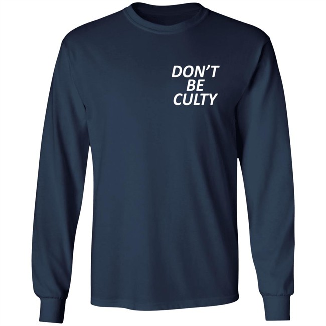 Leah Remini's Don't Be Culty T Shirt Leah Remini's Don't Be Culty T Shirt