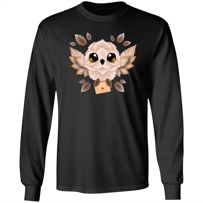 Owl Mail Of Leaves Hoodie Owl Mail Of Leaves Hoodie