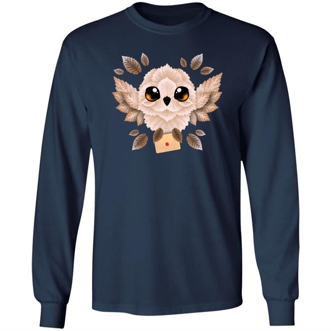 Owl Mail Of Leaves Hoodie Owl Mail Of Leaves Hoodie