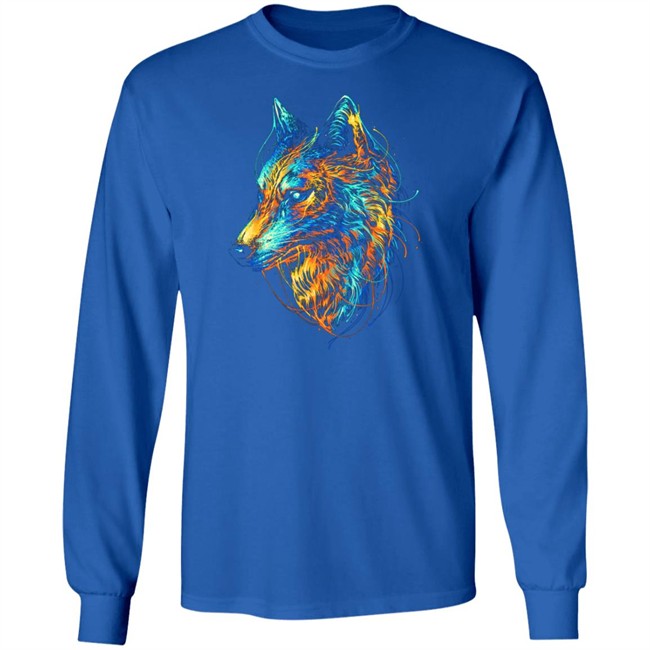 Colourful Wolf T Shirt Colourful Wolf T Shirt