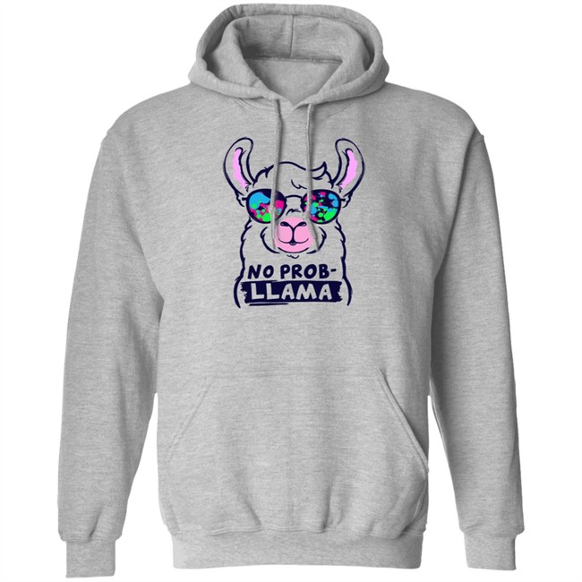 No Probllama Hoodie No Probllama Hoodie