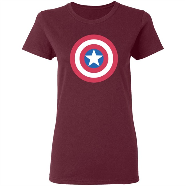 Captain America's Shield Superhero Shirt Captain America's Shield Superhero Shirt