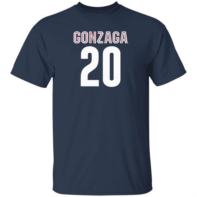 BreakingT Gonzaga Basketball Kaden Perry 20 Shirt ZagMBB