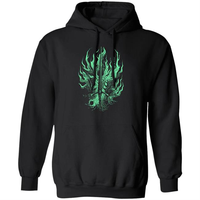 Morgul Blade Becky Cloonan Minas Morgul Green Hoodie