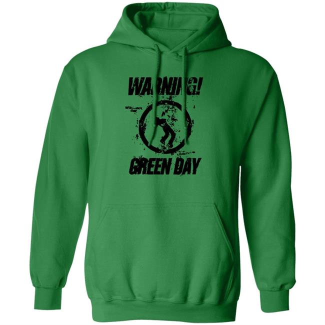 Green Day Merch Destroyed Warning Shirt Green Day Merch Destroyed Warning Shirt