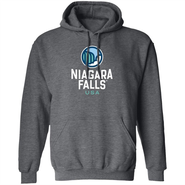 Niagara Falls Heart Usa Pullover Hooded Sweatshirt Niagara Falls Heart Usa Pullover Hooded Sweatshirt