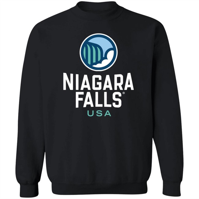 Niagara Falls Heart Usa Pullover Hooded Sweatshirt