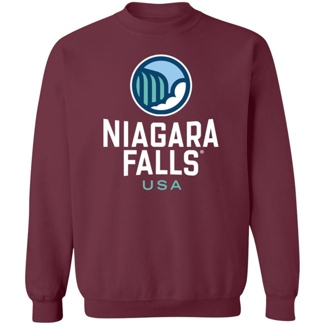 Niagara Falls Heart Usa Pullover Hooded Sweatshirt Niagara Falls Heart Usa Pullover Hooded Sweatshirt