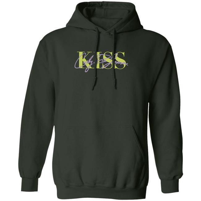 Carly Rae Jepsen Merch Kiss Green Crewneck Sweatshirt Carly Rae Jepsen Merch Kiss Green Crewneck Sweatshirt