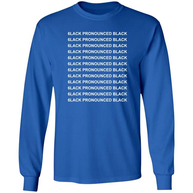 6Lack Merch Pronounced Black T Shirt 6Lack Merch Pronounced Black T Shirt